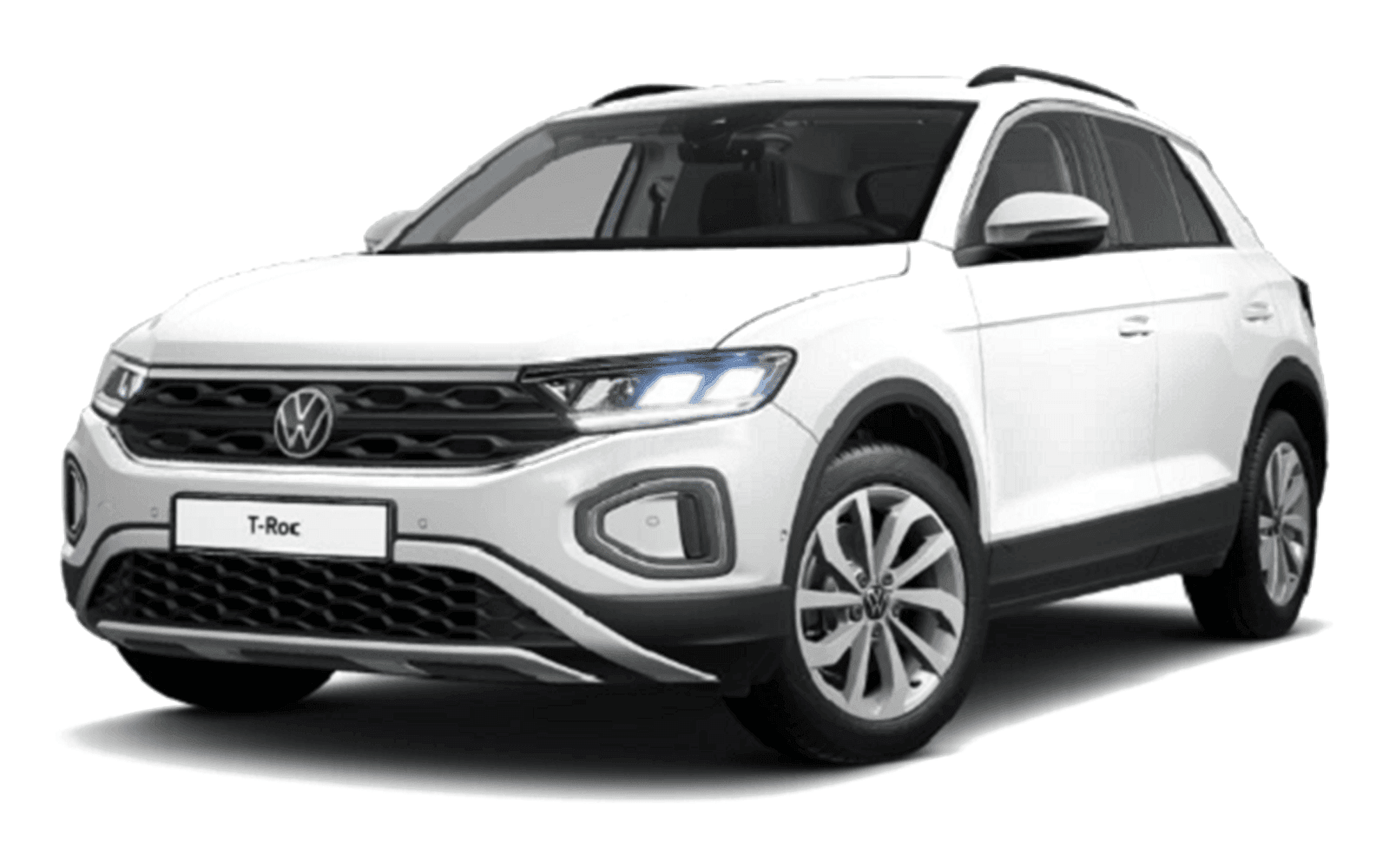 Volkswagen T-Roc Blanc - Location Voiture Casablanca